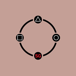 Свитшот хлопковый мужской Squid Game Circle, цвет: пыльно-розовый — фото 2