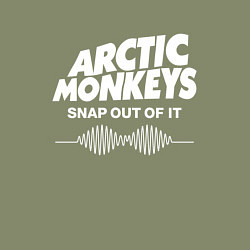 Свитшот хлопковый мужской Arctic Monkeys, группа, цвет: авокадо — фото 2