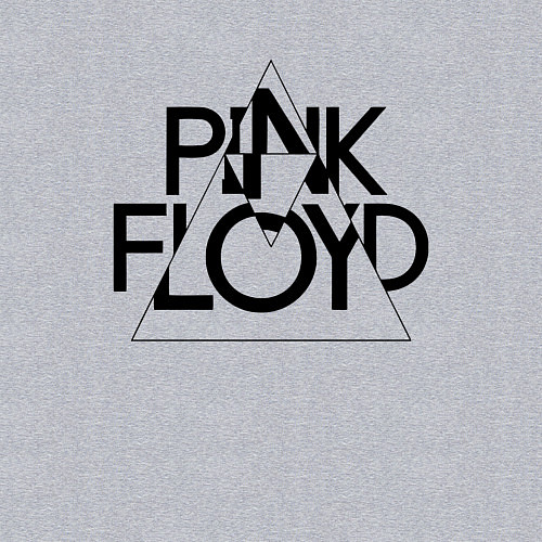 Мужской свитшот PINK FLOYD LOGO ПИНК ФЛОЙД / Меланж – фото 3