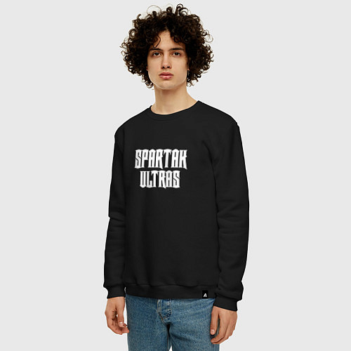 Мужской свитшот SPARTAK ULTRAS / Черный – фото 3