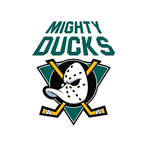 Мужской свитшот Анахайм Дакс, Mighty Ducks / Белый – фото 3