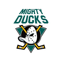 Свитшот хлопковый мужской Анахайм Дакс, Mighty Ducks, цвет: белый — фото 2