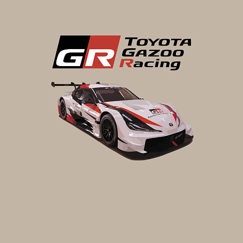 Мужской свитшот Toyota Gazoo Racing Team, Finland / Миндальный – фото 3