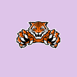 Свитшот хлопковый мужской Tiger - Warrior, цвет: лаванда — фото 2