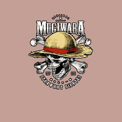 Свитшот хлопковый мужской MUGIWARA ONE PIECE ВАН ПИС, цвет: пыльно-розовый — фото 2