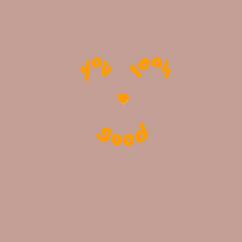 Мужской свитшот You look good / Пыльно-розовый – фото 3