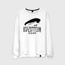 Мужской свитшот Дирижабль Led Zeppelin с лого участников