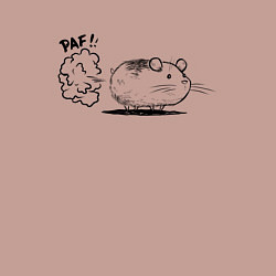 Свитшот хлопковый мужской Хома Paf!, цвет: пыльно-розовый — фото 2