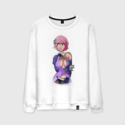 Свитшот хлопковый мужской Alisa Bosconovitch Tekken, цвет: белый