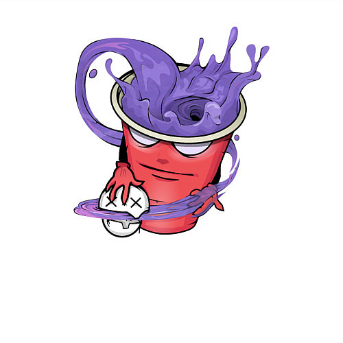 Мужской свитшот Magik Beer Pong / Белый – фото 3