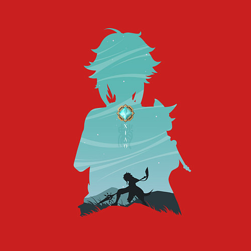 Мужской свитшот Xiao Сяо / Красный – фото 3