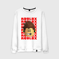 Мужской свитшот ROBLOX RED LOGO LEGO FACE