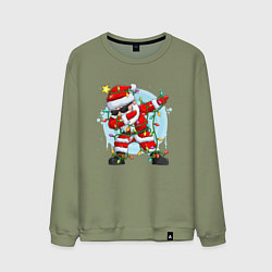 Мужской свитшот DAB SANTA CLAUS В ГЕРЛЯНДЕ