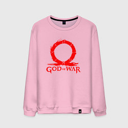 Мужской свитшот GOD OF WAR RED LOGO RAGNAROK