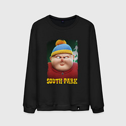 Свитшот хлопковый мужской Eric Cartman 3D South Park, цвет: черный