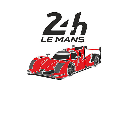 Мужской свитшот Гонки LE MANS 24h / Белый – фото 3
