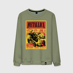 Мужской свитшот Metallica - Iowa speedway playbill