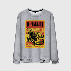 Мужской свитшот Metallica - Iowa speedway playbill