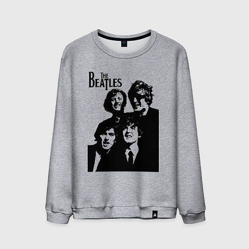 Мужской свитшот Выше них только звёзды! / Меланж – фото 1