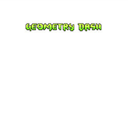 Свитшот хлопковый мужской Geometry Dash: Pixel Logo, цвет: белый — фото 2