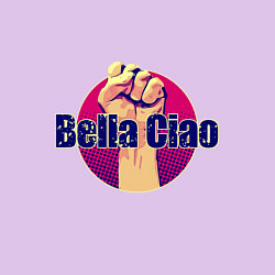 Свитшот хлопковый мужской Bella Ciao Fist, цвет: лаванда — фото 2