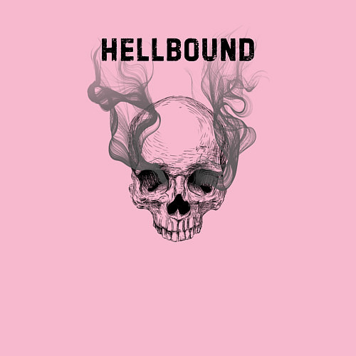 Мужской свитшот Зов ада / Светло-розовый – фото 3