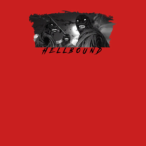 Мужской свитшот Существа Hellbound / Красный – фото 3