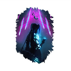 Свитшот хлопковый мужской ДЖИНКС, ЛИГА ЛЕГЕНД ARCANE JINX, цвет: белый — фото 2