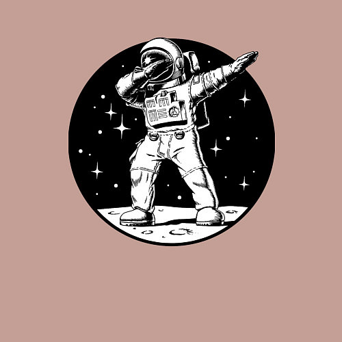 Мужской свитшот Space Dab / Пыльно-розовый – фото 3