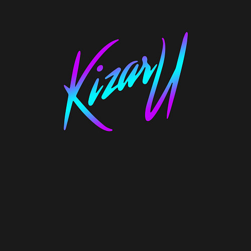 Мужской свитшот КИЗАРУ НЕОН ЛОГО KIZARU NEON LOGO / Черный – фото 3