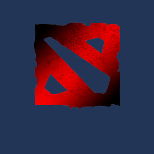 Мужской свитшот ЧЁРНО КРАСНОЕ ЛОГО ДОТА 2 DOTA 2 LOGO / Тёмно-синий – фото 3