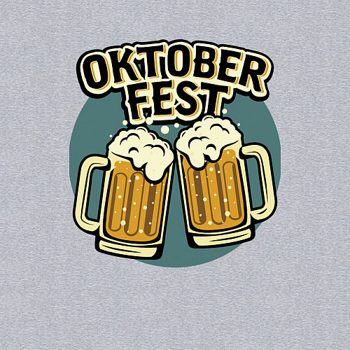 Мужской свитшот Oktober fest / Меланж – фото 3