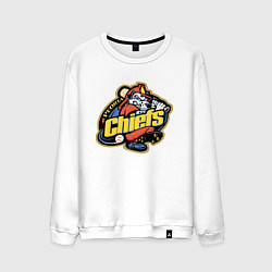 Свитшот хлопковый мужской Peoria Chiefs - baseball team, цвет: белый