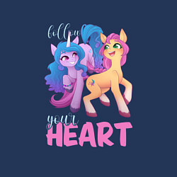 Свитшот хлопковый мужской My Little Pony Follow your heart, цвет: тёмно-синий — фото 2