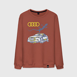 Мужской свитшот Audi Quattro - зачётное точило!