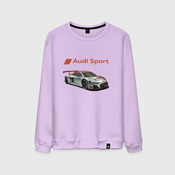 Свитшот хлопковый мужской Audi sport - racing team, цвет: лаванда