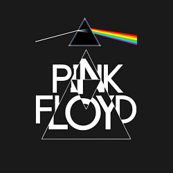 Свитшот хлопковый мужской PINK FLOYD LOGO ПИНК ФЛОЙД, цвет: черный — фото 2