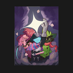 Свитшот хлопковый мужской Deltarune Vol 4, цвет: черный — фото 2