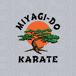 Свитшот хлопковый мужской Мияги до, цвет: меланж — фото 2