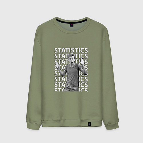 Мужской свитшот Lil Timmy Tim Statistics / Авокадо – фото 1