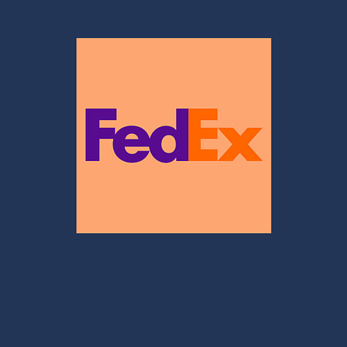 Мужской свитшот Fed Ex / Тёмно-синий – фото 3