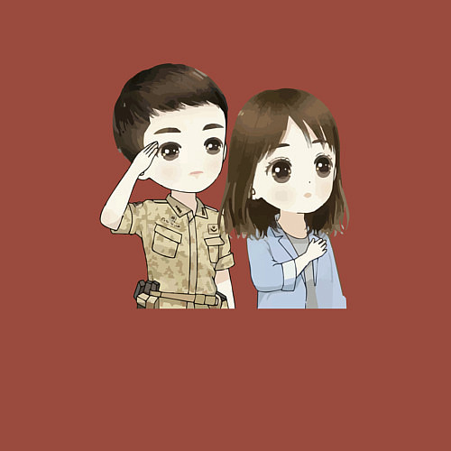 Мужской свитшот Сон Чжун Ки 01 / Кирпичный – фото 3