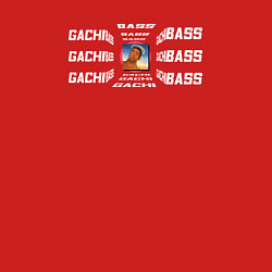 Свитшот хлопковый мужской Gachi Bass, цвет: красный — фото 2