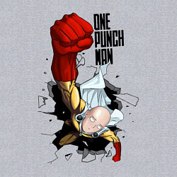 Свитшот хлопковый мужской Saitama One Punch, цвет: меланж — фото 2