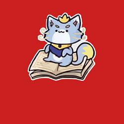 Свитшот хлопковый мужской The Magical Cat Yuumi, цвет: красный — фото 2