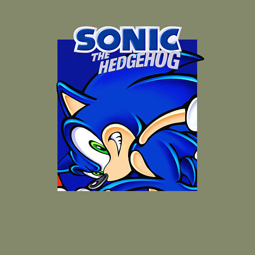 Мужской свитшот Sonic Adventure Sonic / Авокадо – фото 3