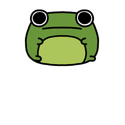 Свитшот хлопковый мужской Frog Lucky, цвет: белый — фото 2