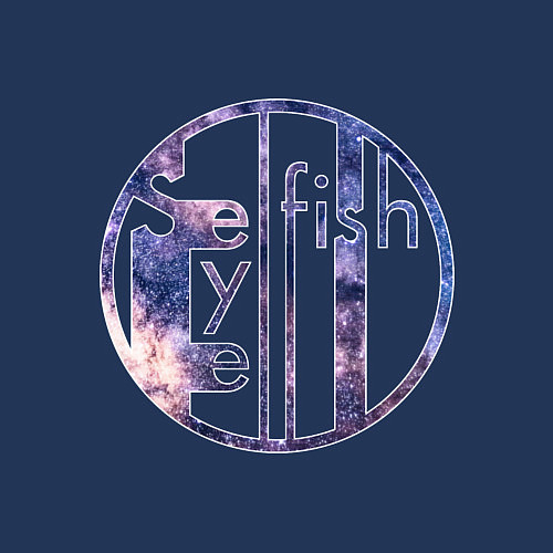 Мужской свитшот Selfisheye logo / Тёмно-синий – фото 3