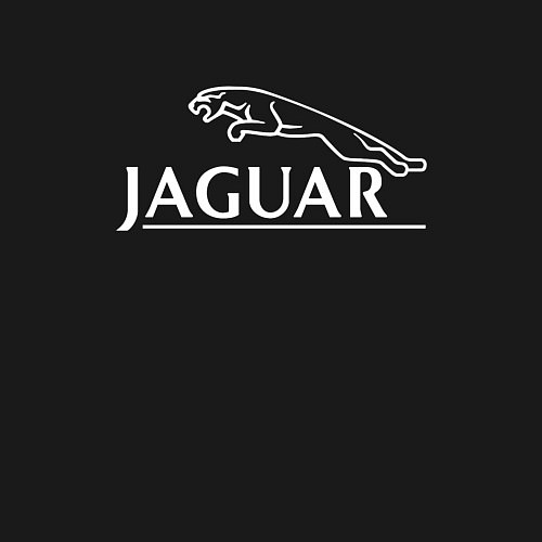 Мужской свитшот Jaguar, Ягуар Логотип / Черный – фото 3