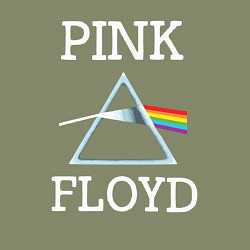 Свитшот хлопковый мужской PINK FLOYD - ПИНК ФЛОЙД ЛОГОТИП, цвет: авокадо — фото 2